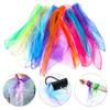 Music Scarves Dance Scarfs Gradient Color Dancing Scarf Gradient Color Scarf Square Silk Scarf
