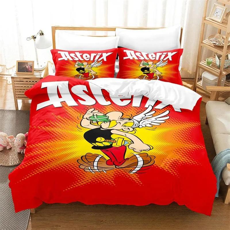 Fashion 3D Print Anime Game Asterix Bedding Set,Girls Adult Single Twin Queen Size,Duvet Cover Pillowcase Bedding Home Textiles