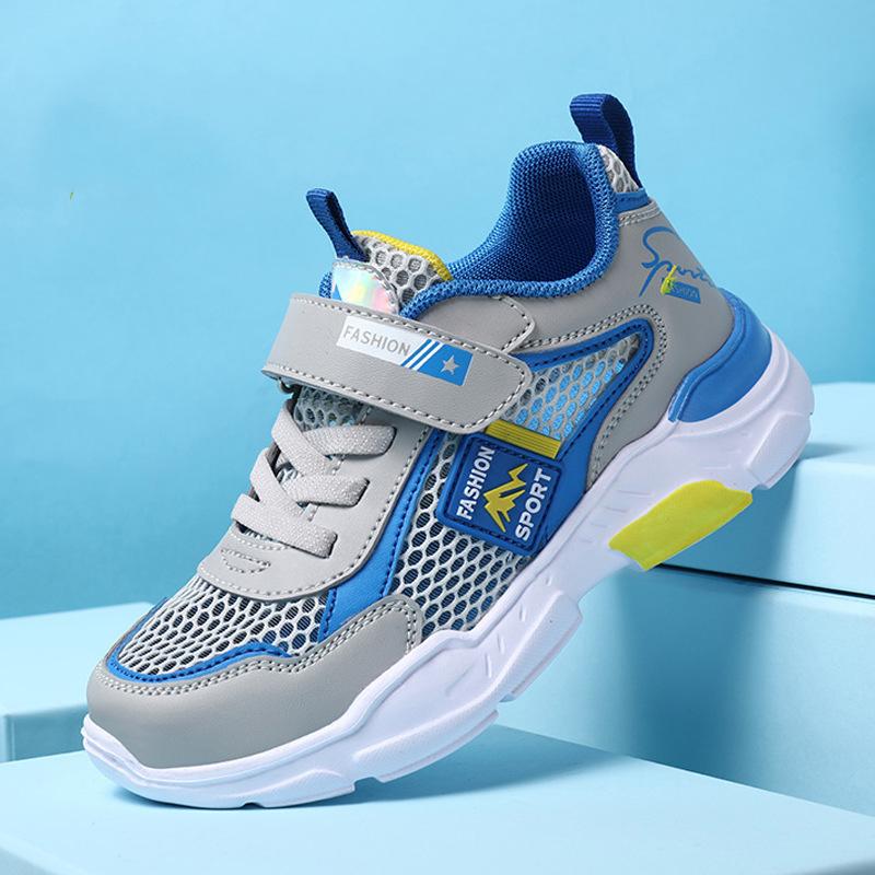 Обувь для мальчиков, большие мальчики, весенние мальчики, модная повседневная спортивная обувь, летние детские кроссовки для младших школьников, легкие кроссовки