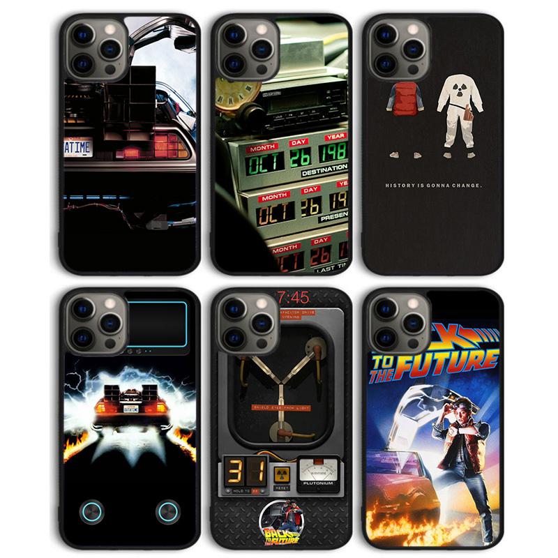 back to the future Phone Case Back Cover for iPhone 17 Air 16 15 14 13 11 12 Pro Max PlusS Shell Coque