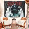 VIKAMA King Von HipHop Rap Tapestry Retro Album Cover Style Wall Hanging for Chicago Drill Music Fan Bedroom Decoration