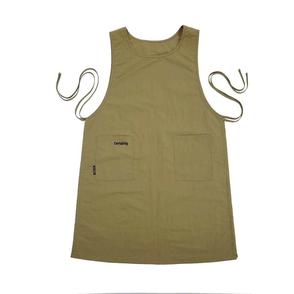 Фартук для дома с защитой от брызг, длинный водонепроницаемый кухонный фартук с карманами, женский фартук для рисования, готовки, работы, маникюрного салона, фартук для красоты