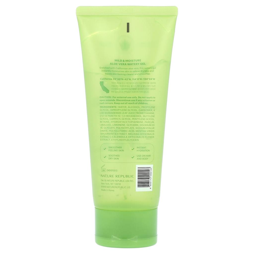 Mild & Moisture Aloe Vera Watery Gel, 250Ml(8.45Fl Oz)