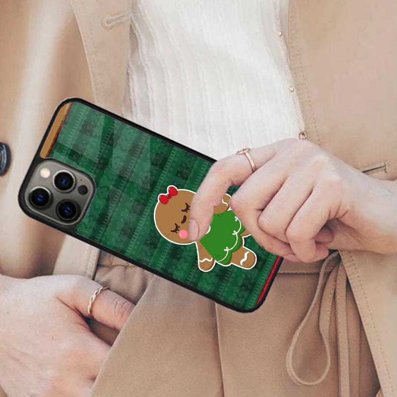 Cute Gingerbread man Christmas Magnetic Phone Case For APPLE iPhone 17 Air 16 14 13 12 Pro Max 15 Plus Charge MagSafe Cover
