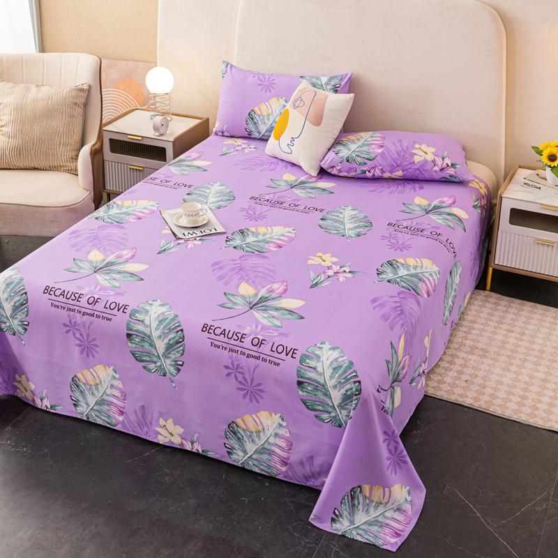 Простыни в цветочном стиле, мягкие, плоские простыни, домашнее постельное белье, односпальные/двуспальные/размера «queen-size», простыни sabanas para cama (Наволочка Нужен заказ)