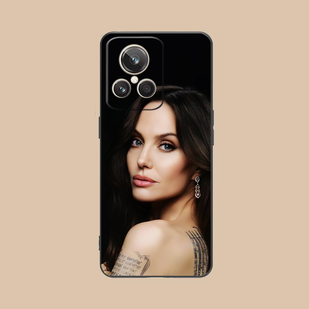 Angel Jolie Mobile Cell Phone Case for Realme 15 14 13 12 11 10 9 Pro Plus T i Lite 5G Colorful Printing Cover Smartphone Luxury