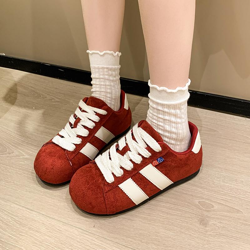 Женская обувь 2025 Тренд Повседневные кроссовки Удобные плоские туфли на шнуровке Теннисные туфли Дышащая обувь для ходьбы и бега Zapatillas De Mujer