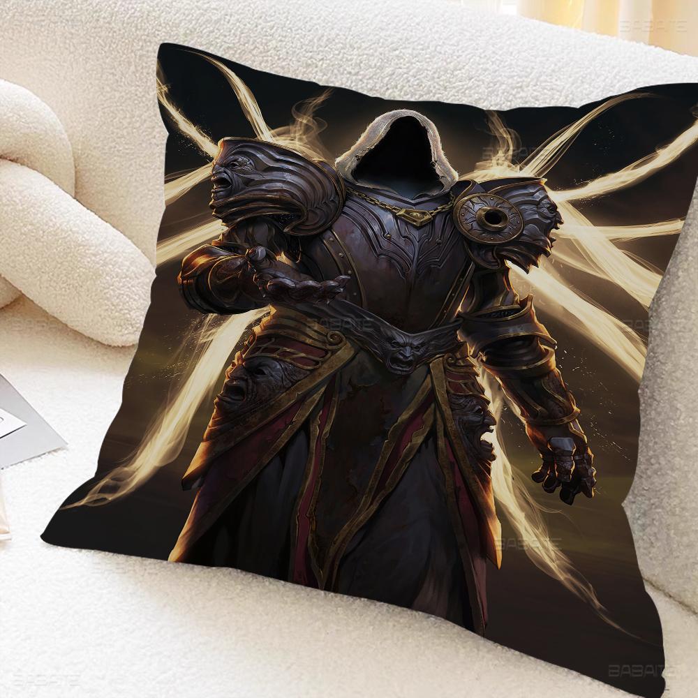 Игровые Подушки D-Diablo 4 Наволочки Домашнее Постельное Белье Декоративная Наволочка Свадебная Супер Мягкая Наволочка