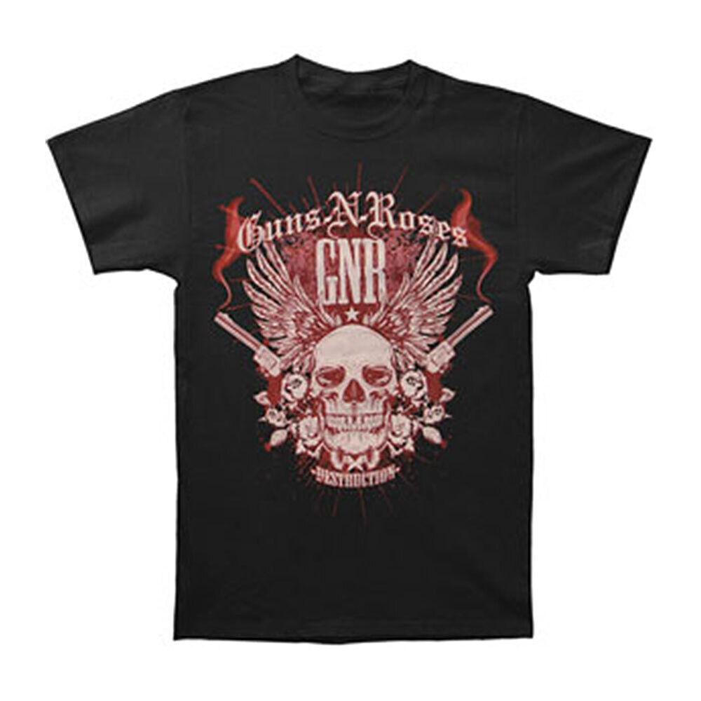 Черная футболка унисекс Guns N Roses Destruction Skull