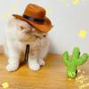 Pet Hat Dog Cat Western Cowboy Hat Halloween Pet Outdoor Caps  Funny Retro Photo Prop Dog Accessories Doll Decor Pet Products