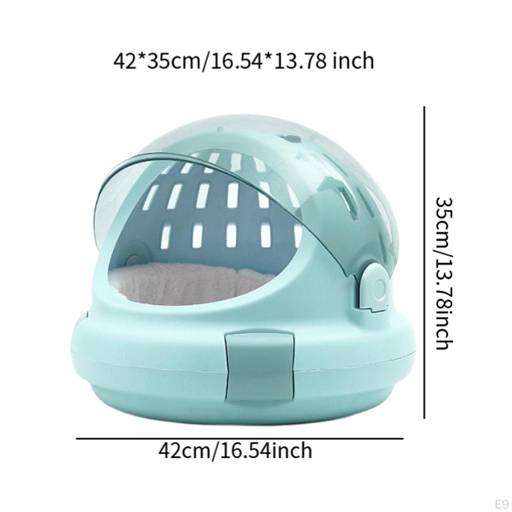 Cat Carrier Pet Travel Dog Crate Lightweight Small for Outdoor Use