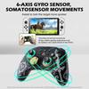 Беспроводной профессиональный контроллер для Nintendo Switch/Lite/OLED, геймпад с разъемом для гарнитуры/RGB-подсветка/настройки макросов/пробуждение/турбо/регулируемая вибрация с двумя двигателями