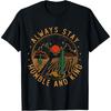 Always Stay Humble And Kind Vintage Mountains Cactus Deserts T-Shirt