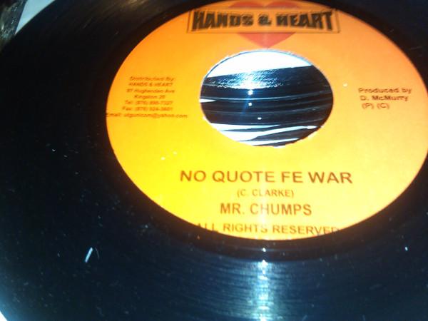 7inch Record VYBZ KARTEL / MR. CHUMPS - Ten Commandments / No Quote Fe War NONE Hands & Heart 2006 Jamaica Reggae, Ska & Dub Used