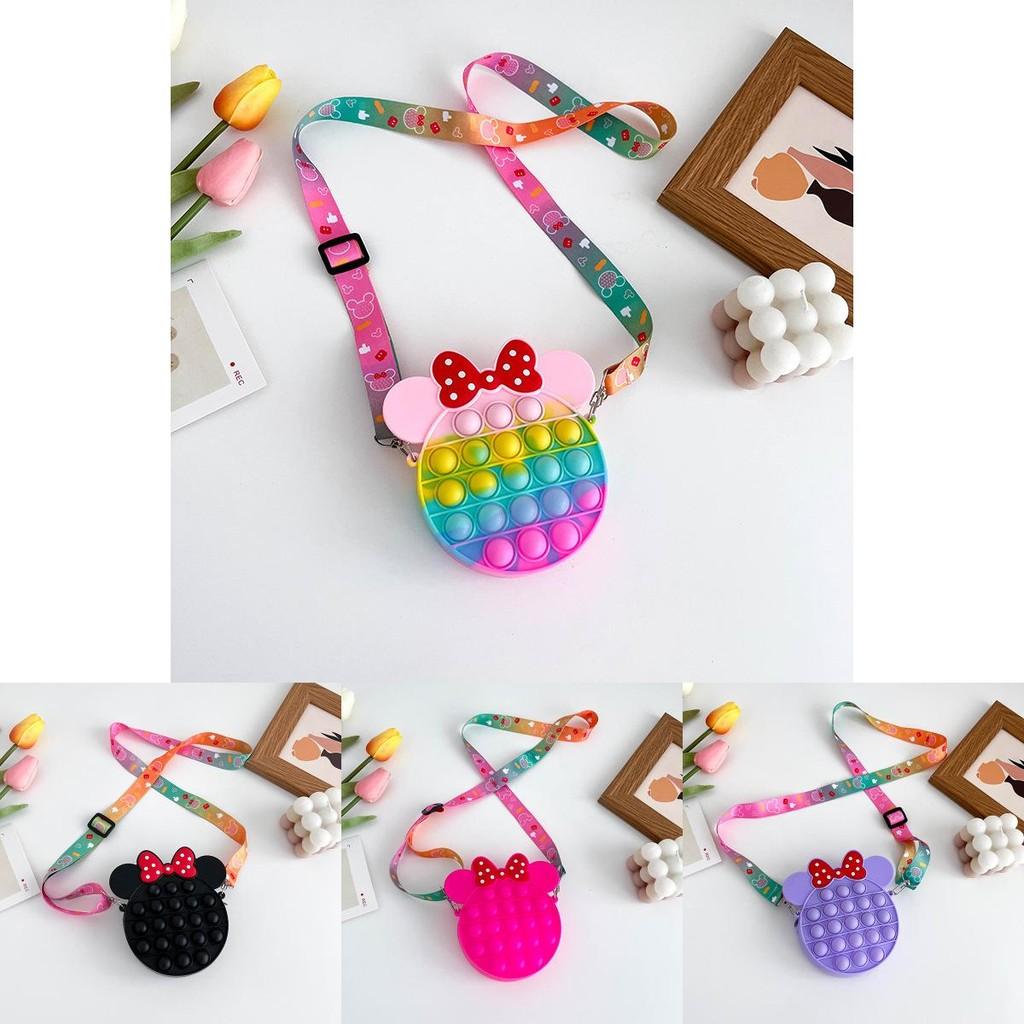 Cute Mini Silicone Sling Bag For Kids With Breathable Waterproof Features