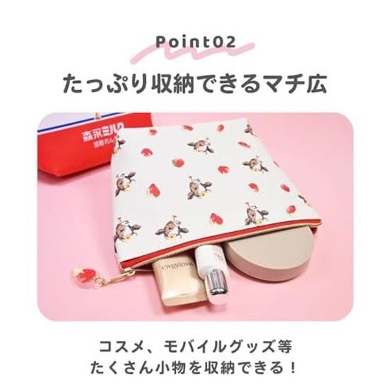 Boat-shaped pen pouch Morinaga condensed milk cosmetic mini small item holder charm portable width Mirurin