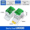 UKK High Current Unipolar Rail-Mounted Distribution Terminal Block