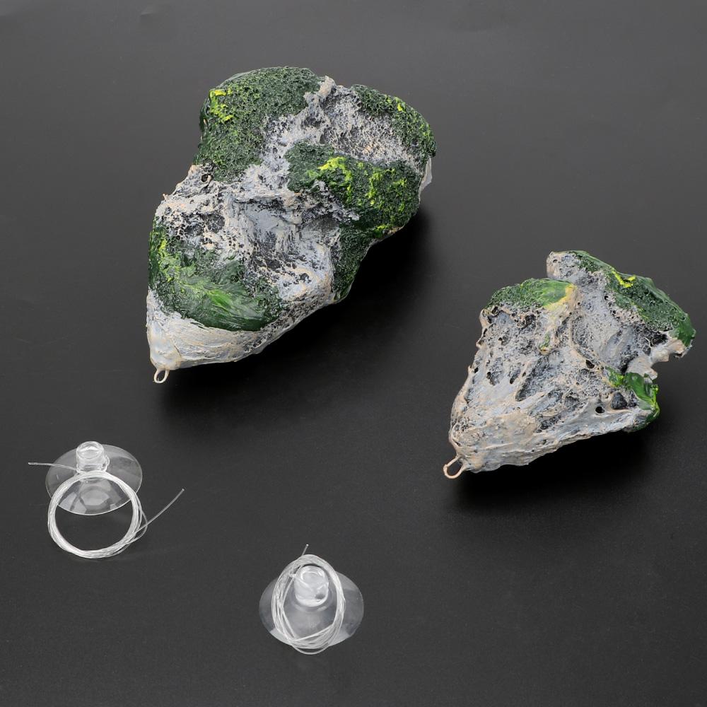 Искусственный плавающий камень Плавающая пемза Подвесной камень Подводный пейзаж Летающий камень Аквариум Украшение Аквариум Декор Орнамент Смола