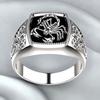 925 Sterling Silver Men Rings High Quality for Men Temperament Banquet Wedding Jewelry Anniversary Party Gifts
