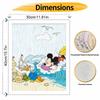 Disney Микки Дональд Пляж Набор для рисования по номерам Холст для рисования DIY Картина Декор для дома Искусство Настенная живопись Подарок для гостиной Набор для декора