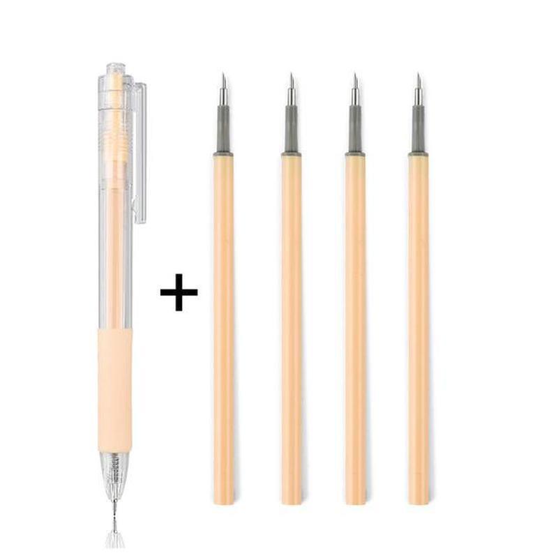 1 ручка, 4 ядра, художественный универсальный нож, ручка, нож для резки, наклейки, режущий инструмент для скрапбукинга, нож, школьные принадлежности, принадлежности для рукоделия «сделай сам»