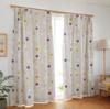 Suminoe MOOMIN Color Circle Curtain Drape, 1 Panel, 100 X 178 Cm, GR 323-75158