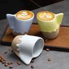Creative Ceramic Coffee Cup Concentrated Cup Retro Coarse Pottery Afternoon Tea Latte Cup Tea Cups High Aesthetic Water Cups
