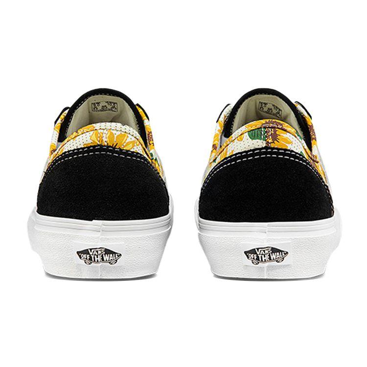 Vans Style 36 Sunflower Low-Top Skate Shoes Unisex Sneakers Black Yellow VN0A5HFF6SR