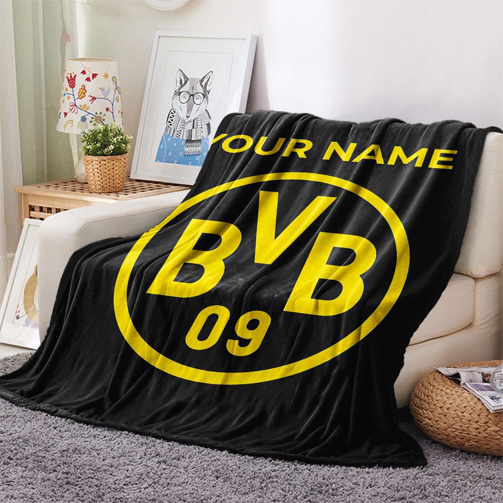 Custom Name,BVB Printed Flannel Blanket, soft throw for bedroom sofa, washable, Christmas present, great gift.