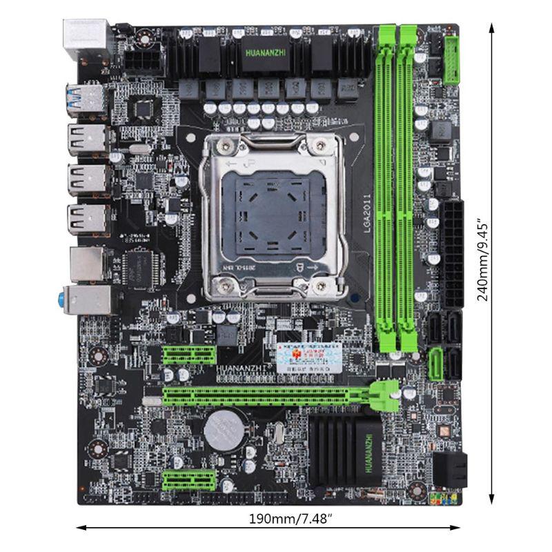 Материнская плата Huananzhi X79 LGA 2011 USB3.0 SATA3 с поддержкой памяти REG ECC и процессора Xeon E5