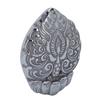Natural Terahertz Pendant Peacock Pattern Carved Energy Stone Hanging Ornament for Women Men