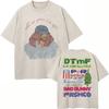 Cotton Vintage Washed Bad Bunny DTMF Residencia Tour T Shirt Men DeB TiRAR MS FOToS Tshirt Black Boxing Tees Shirts