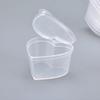 10PCS Creative Handmake Diy Heart-shaped 45ml Box PVC Transparent Plastic Box Household Kitchen Storage Box Fridge Organizer