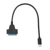 SATA to USB 3.1 Type C Adapter Cable Support UASP 6Gbps Hard Drive Converter Cord for 2.5 Inch HDD SSD