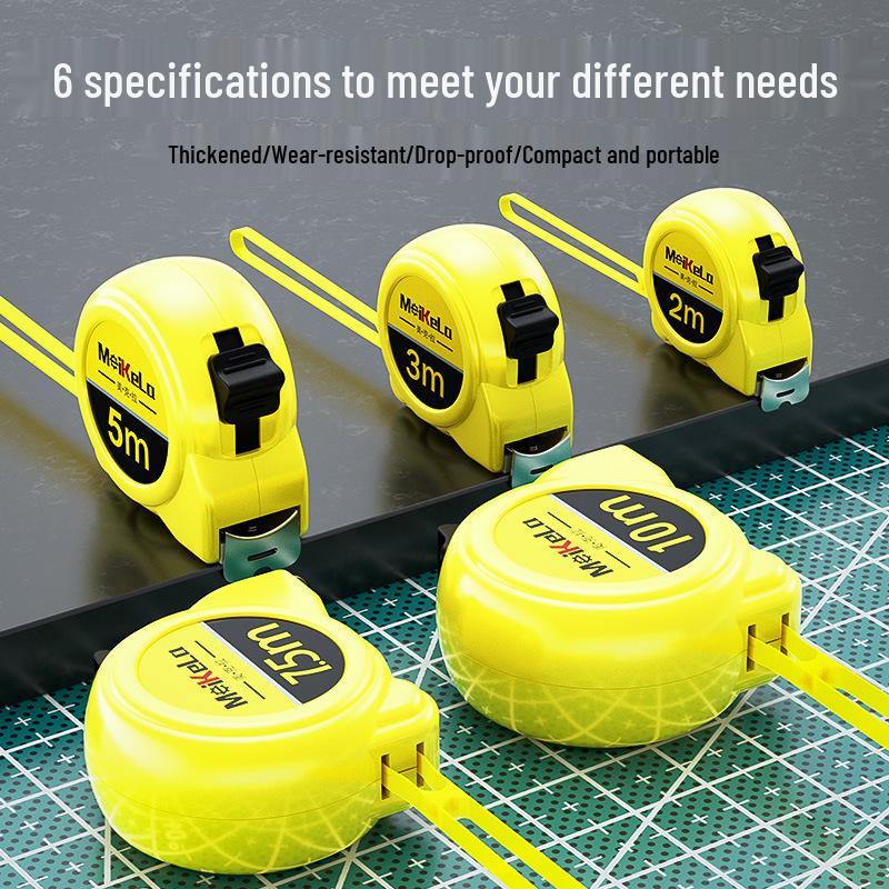 Водонепроницаемая стальная рулетка - Утолщенная 5 м, 3 м в коробке, 10 м в круге, для домашнего использования