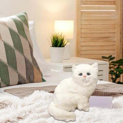 Игрушки для кошек, реалистичные милые котята, мягкие обнимашки, маленькие животные, фигурки котят, игрушки для подарков на день рождения