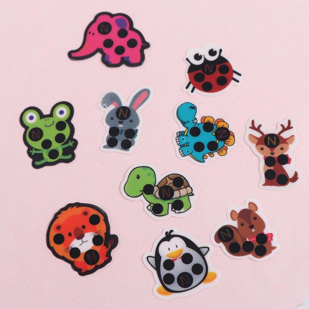 Cute Animal Fever Detection Head Kids Thermometer Temperature Test Thermometers Forehead Sticker