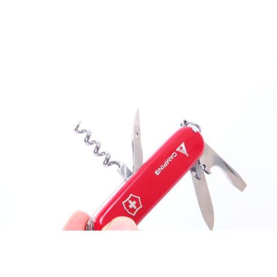 VICTORINOX Camper Red Knife Outdoor Camping Saw с маленькой плоской отверткой Swiss Made с 13 функциями и ножом Multi-Tool [] 1.3613