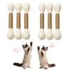 Игрушки для кошек для дома, Интерактивная игрушка для кошек Qtip, Кролик, Плюшевый пищащий кролик, Когтеточка, Игрушки для грызения для котят, Прочные, устойчивые к укусам