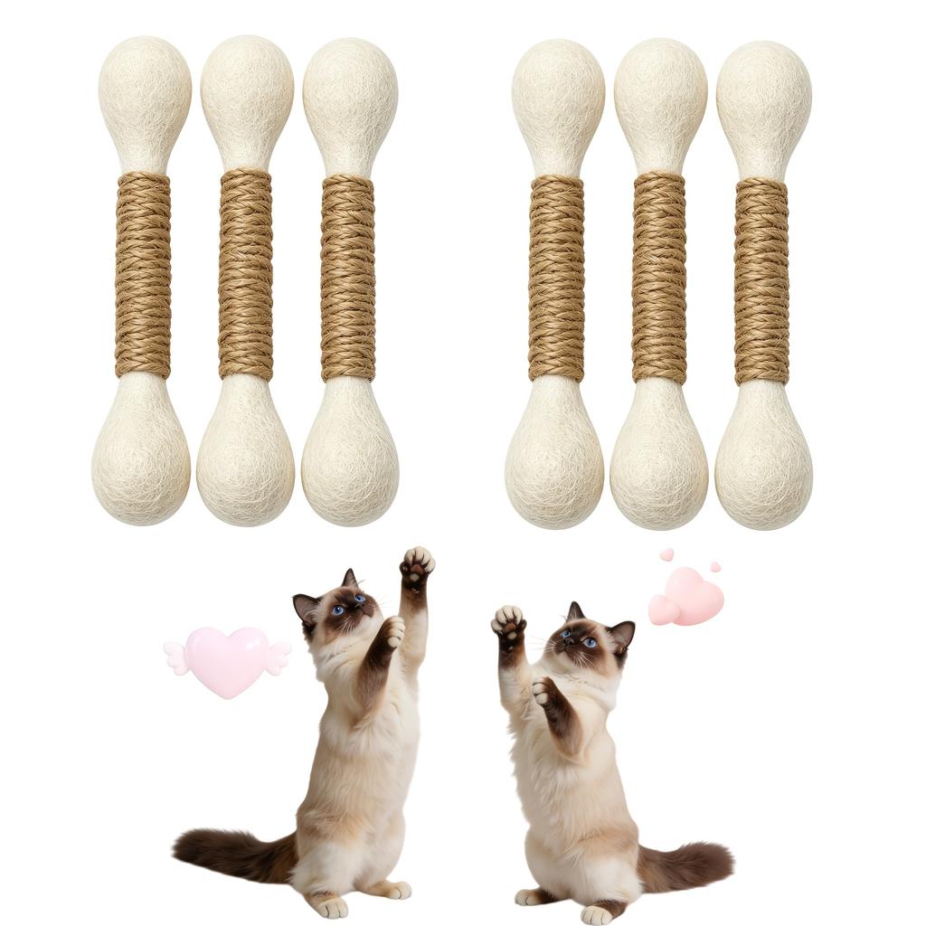 Игрушки для кошек для дома, Интерактивная игрушка для кошек Qtip, Кролик, Плюшевый пищащий кролик, Когтеточка, Игрушки для грызения для котят, Прочные, устойчивые к укусам