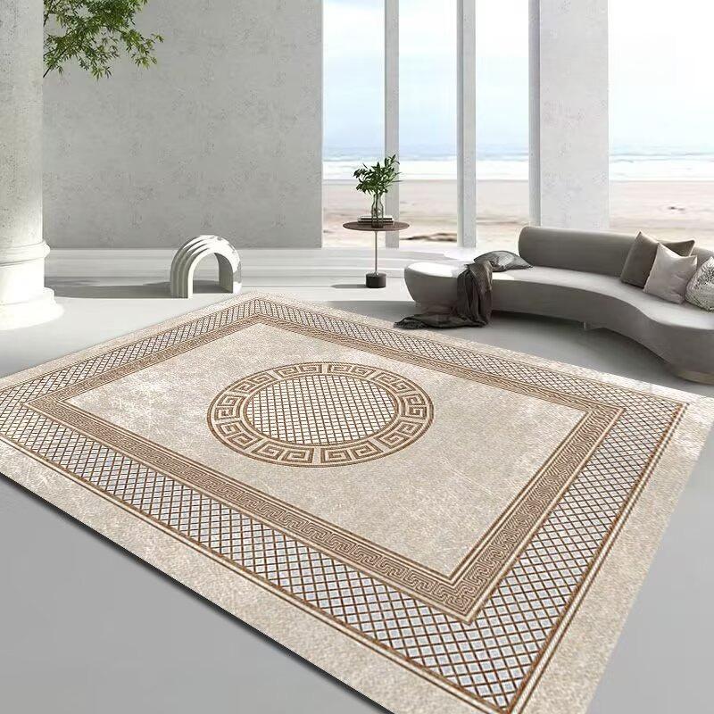 Роскошные ковры в европейском стиле для большой площади, с узором «домашняя рамка», ковры для гостиной, спальни, лаунжа, кофейных столиков, мягкий напольный коврик