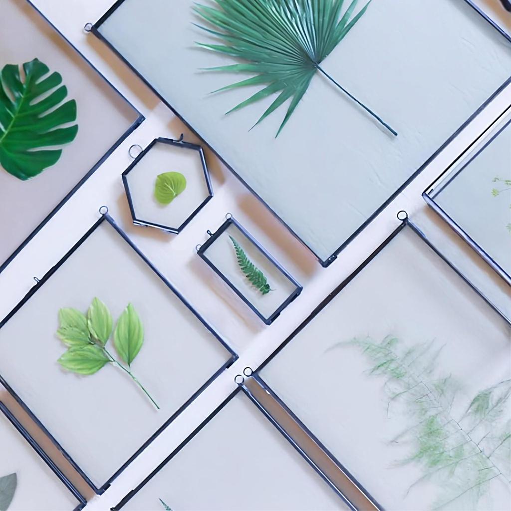 Стеклянная фоторамка с золотой рамкой - Настенное и настольное декоративное display