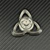 Новый ручной спиннер из нержавеющей стали с тремя лопастями EDC Fidget Spinner Игрушка для снятия стресса ADHD Fidget Toy Игрушка для вращения на кончиках пальцев