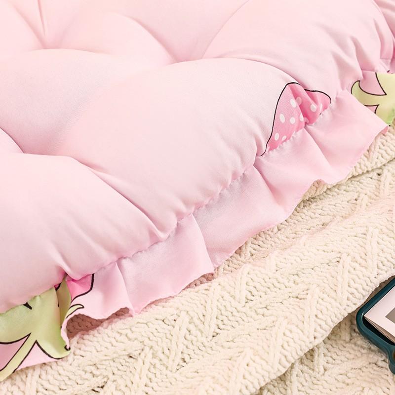 Strawberry Print 1.2m Headboard Cushion Extra Large Double Bed Lumbar Support Pads Children's Room Headboard Decoration Backrest