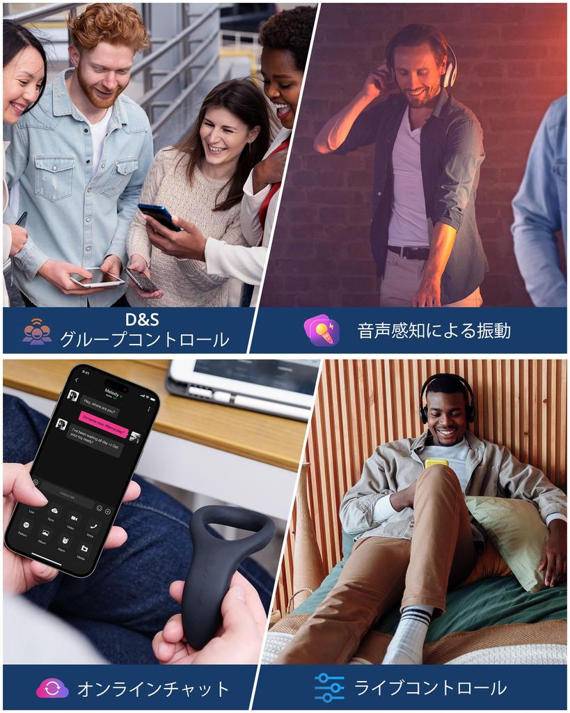 LOVENSE Diamo Кольцо для пениса Электрическое кольцо для пениса с вибратором Игрушки для взрослых для мужчин Товары для взрослых Bluetooth Вибратор