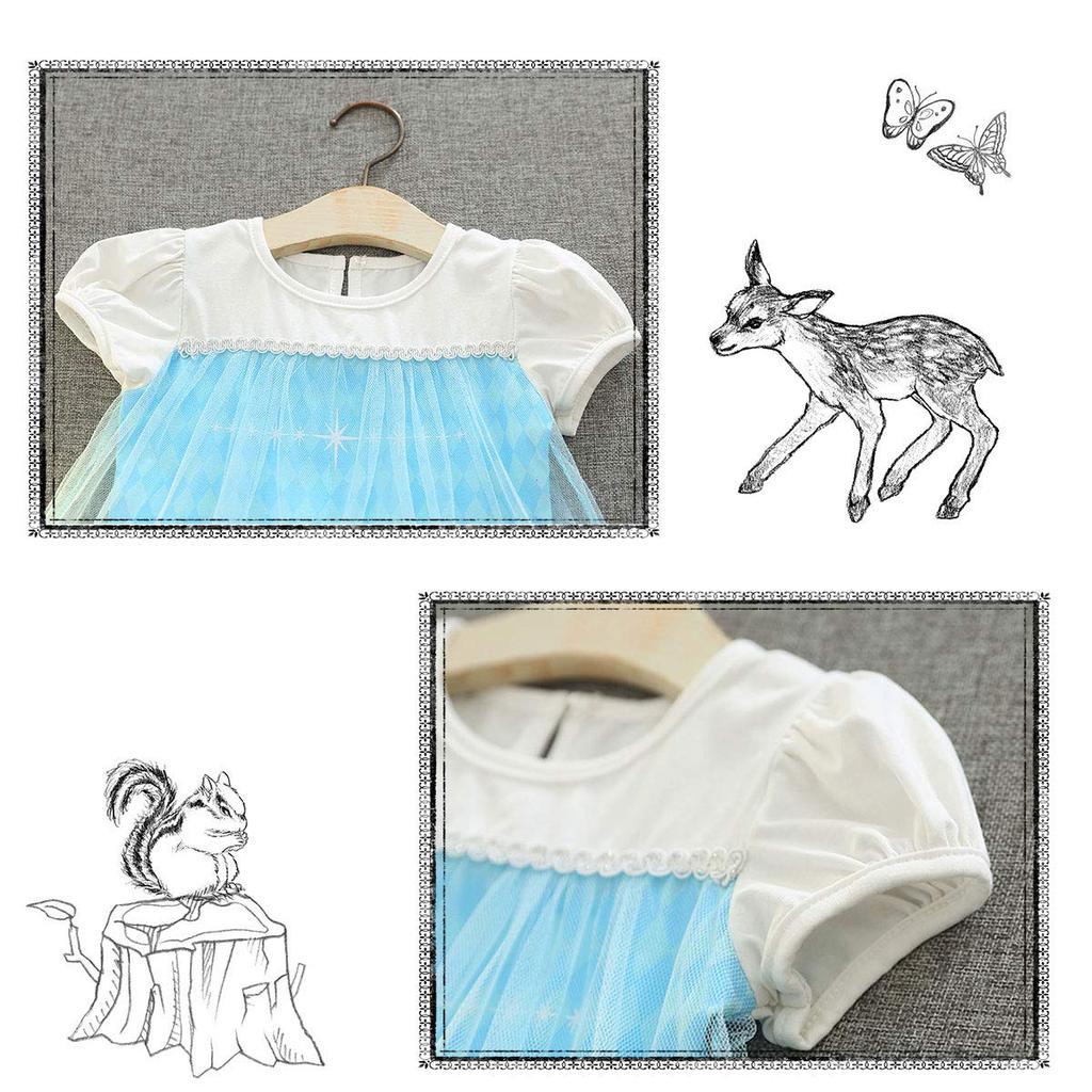 Платье принцессы с детским одним Снежная Рапунцель и Хэллоуин d756 [monoii] Повязка на голову, Штука, Девочки, Королева, Ариэль, Костюм,