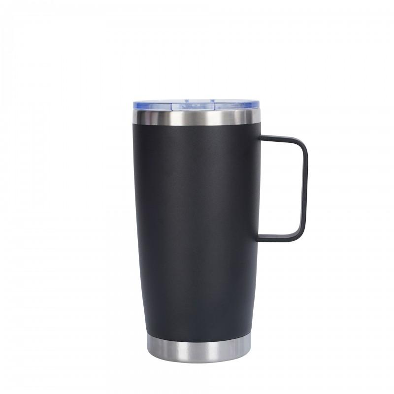 20oz Stainless Steel Travel Mug With Handle Vacuum Insulated Cup Car Home Office Men Women