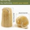 2pcs Natural Egyptian Loofah Exfoliating Body Scrubber Multi-purpose Kitchen Sponge Highly Absorbent Non-stick Dishwashing Brush