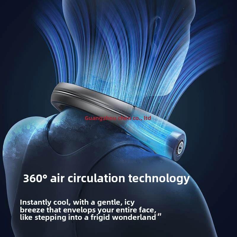 Ventilador de cuello portátil recargable enfriador personal manos libres para deportes al aire libre