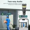 2-in-1 Solar Street Light – Courtyard Lamp & Security Camera, Auto Solar Charging Surveillance